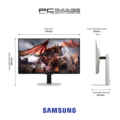 [ PRE-ORDER ] Samsung 32" Odyssey OLED G8 G80SD UHD 240Hz Gaming Monitor