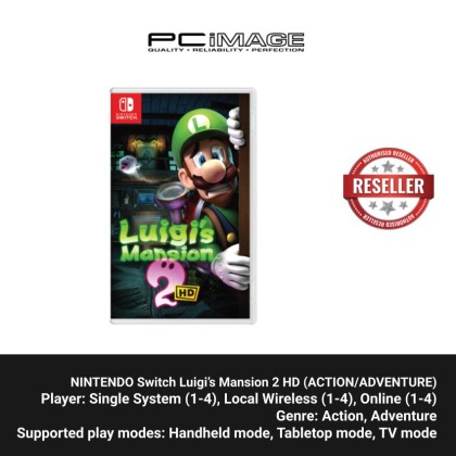 Nintendo Switch Luigi's Mansion 2 HD
