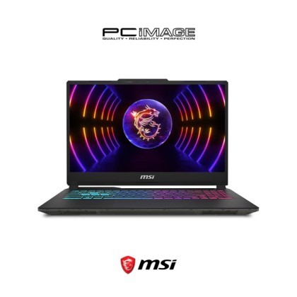 MSI Cyborg 15 A13VFK-1257MY 15.6" FHD 144Hz Gaming Laptop (i5-13420H, 16GB DDR5 RAM, 512GB SSD, RTX 4060 6GB, Win11, Translucent Black)