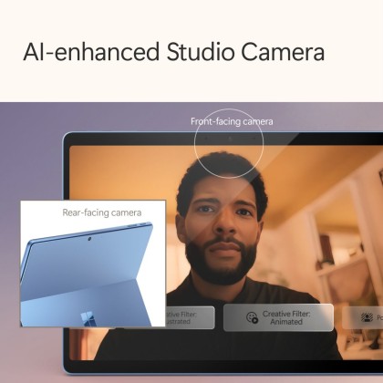 Microsoft Surface Pro - Copilot+ PC - 13" touchscreen - Snapdragon® X Plus 10 Core - 16GB Memory - 512GB SSD - Device Only - (11th Edition) - Sapphire