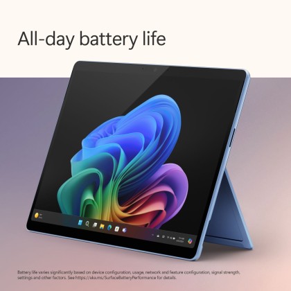Microsoft Surface Pro - Copilot+ PC - 13" touchscreen - Snapdragon® X Plus 10 Core - 16GB Memory - 512GB SSD - Device Only - (11th Edition) - Sapphire
