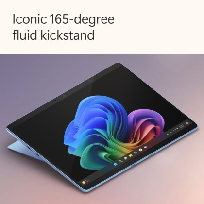 Microsoft Surface Pro - Copilot+ PC - 13" OLED touchscreen - Snapdragon® X Elite 12 Core - 16GB Memory - 512GB SSD - Device Only - (Latest Model, 11th Edition) - Sapphire + FREE BUNDLE