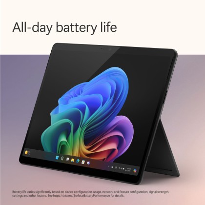 Microsoft Surface Pro - Copilot+ PC - 13" OLED touchscreen - Snapdragon® X Elite 12 Core - 16GB Memory - 1TB SSD - Device Only - (11th Edition) - Black