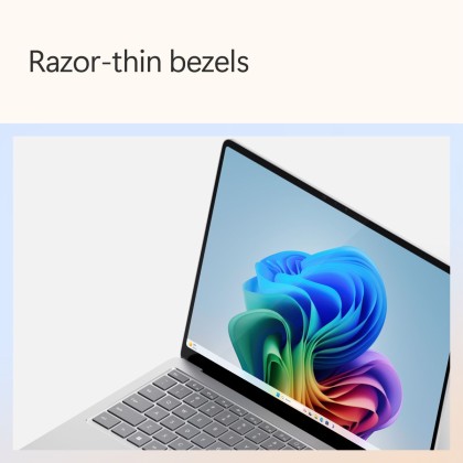 Microsoft Surface Laptop - Copilot+ PC - 13.8" touchscreen - Snapdragon® X Plus 10 Core - 16GB Memory - 512GB SSD - (Latest Model, 7th Edition) - Platinum + FREE BUNDLE