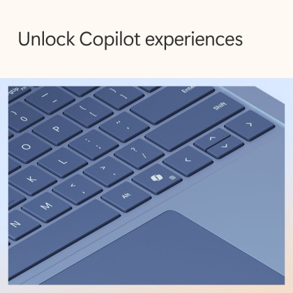 Microsoft Surface Laptop - Copilot+ PC - 13.8" touchscreen - Snapdragon® X Plus 10 Core - 16GB Memory - 512GB SSD - (7th Edition) - Sapphire + FREE BUNDLE