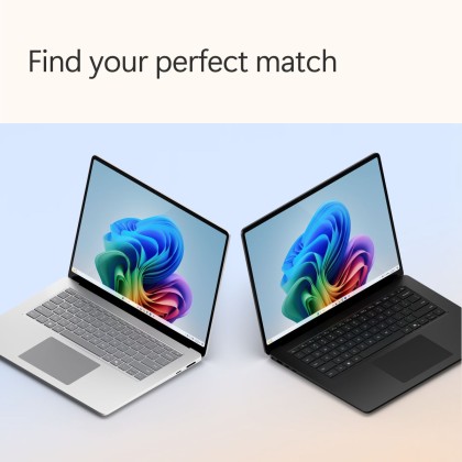 Microsoft Surface Laptop - Copilot+ PC - 15" touchscreen - Snapdragon® X Elite 12 Core - 16GB Memory - 256GB SSD - (7th Edition) - Platinum + FREE BUNDLE