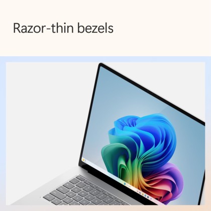 Microsoft Surface Laptop - Copilot+ PC - 15" touchscreen - Snapdragon® X Elite 12 Core - 16GB Memory - 256GB SSD - (7th Edition) - Platinum + FREE BUNDLE