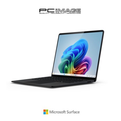 Microsoft Surface Laptop - Copilot+ PC - 15" touchscreen - Snapdragon® X Elite 12 Core - 16GB Memory - 512GB SSD - (7th Edition) - Black + FREE BUNDLE