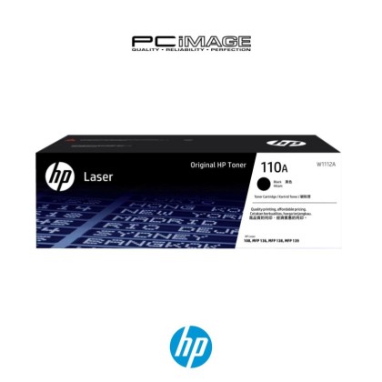 HP 110A Black Original Laser Toner Cartridge (W1112A)