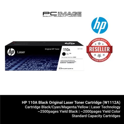 HP 110A Black Original Laser Toner Cartridge (W1112A)