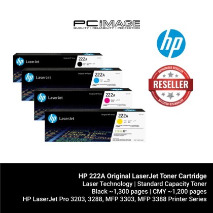 HP 222A LaserJet Toner Cartridge HP 222A LaserJet Toner Cartridge
