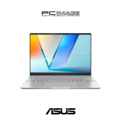 ASUS VIVOBOOK S14 OLED (M5406W-AQD087WSM/AQD088WSM) Ryzen AI 9-365/ 24GB LPDDR5X/ 512GB SSD/ RADEON 880M/ 14" WUXGA 60Hz/ Win11/ OfficeHNS21/2 YEARS WARRANTY