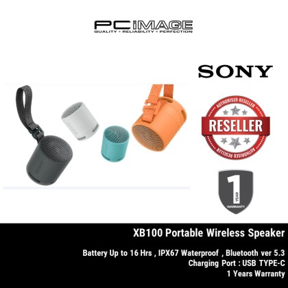 SONY XB100 PORTABLE WIRELESS SPEAKER