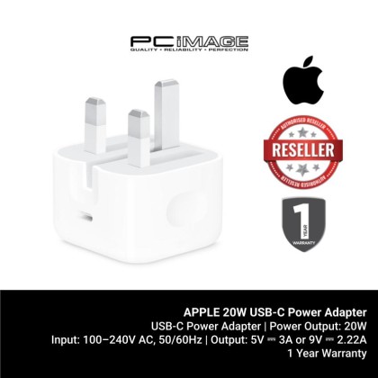 APPLE 20W USB-C Power Adapter APPLE 20W USB-C Power Adapter