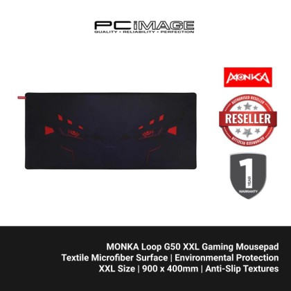MONKA LOOP G50 GAMING MOUSE PAD 900*400*4MM NW - BLACK MONKA LOOP G50 GAMING MOUSE PAD 900*400*4MM NW - BLACK