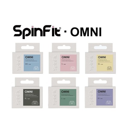 SPINFIT OMNI Universal Eartips for Sennheiser MTW4 / Sony WF-W1000XM5 Replacement