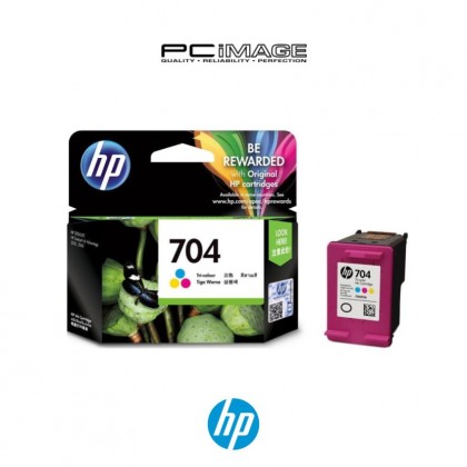 HP 704 BLACK (CN692AA) / TRI-COLOR (CN693AA) ORIGINAL INK ADVANTAGE CARTRIDGE