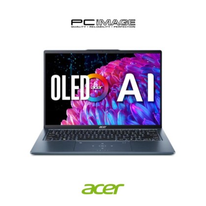 ACER Swift GO 14 SFG14-73-94XW 14" Laptop Pure Silver (U9-185H, 32GB LPDDR5X, 1TB SSD, Intel ARC, Win11H, OfficeHNS21+M365 BASIC, 2YW) + FREE RM200 TNG