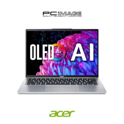 ACER Swift GO 14 SFG14-73-9249 14" Laptop Pure Silver (U9-185H, 16GB LPDDR5X, 1TB SSD, Intel ARC, Win11H, OfficeHNS21+M365 BASIC, 2YW)