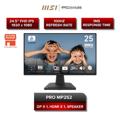 MSI MAG 256F 25" 1920X1080 1MS 180HZ GAMING MONITOR 3YEAR WARRANTY MSI MAG 256F 25" 1920X1080 1MS 180HZ GAMING MONITOR 3YEAR WARRANTY