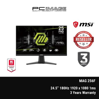 MSI MAG 256F 25" 1920X1080 1MS 180HZ GAMING MONITOR 3YEAR WARRANTY MSI MAG 256F 25" 1920X1080 1MS 180HZ GAMING MONITOR 3YEAR WARRANTY