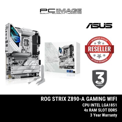 ASUS ROG STRIX Z890-A WIFI DDR5 LGA1851 ATX GAMING MOTHERBOARD (3+1YW) ASUS ROG STRIX Z890-A WIFI DDR5 LGA1851 ATX GAMING MOTHERBOARD (3+1YW)