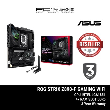 ASUS ROG STRIX Z890-F GAMING WIFI DDR5 LGA1851 ATX GAMING MOTHERBOARD (3+1YW)