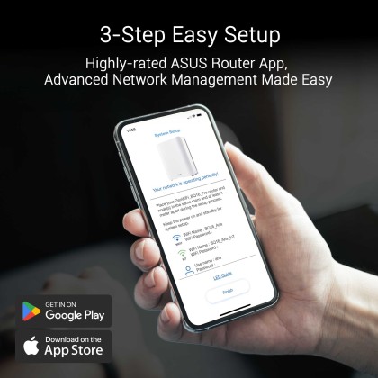 ASUS ZENWIFI BQ16 BE25000 Quad Band WiFi 7 (802.11be) Mesh Router