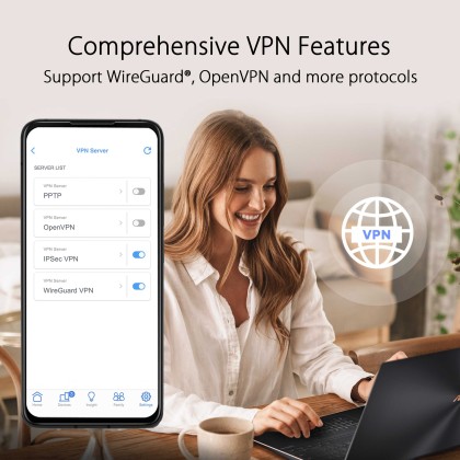 ASUS ZENWIFI PRO ET12 AXE11000 HIGH PERFORMANCE TRI-BAND NETWORK MESH WIFI 6E SYSTEM-BLACK