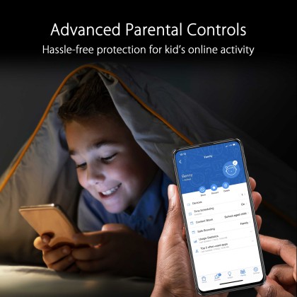 ASUS ZENWIFI PRO ET12 AXE11000 HIGH PERFORMANCE TRI-BAND NETWORK MESH WIFI 6E SYSTEM-BLACK