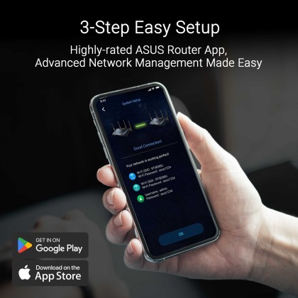 ASUS RT-BE88U BE7200 DUAL BAND WIFI 7 ROUTER