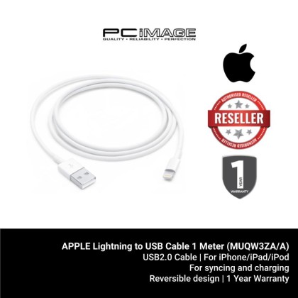 APPLE Lightning to USB Cable 1 Meter (MUQW3ZA/A)
