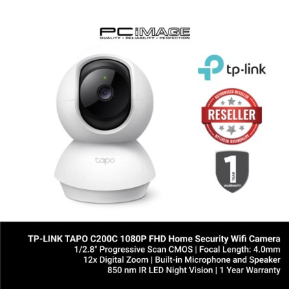 TP-LINK TAPO C200C 1080P FULL HD PAN/TILT HOME SECURITY WIFI CAMERA