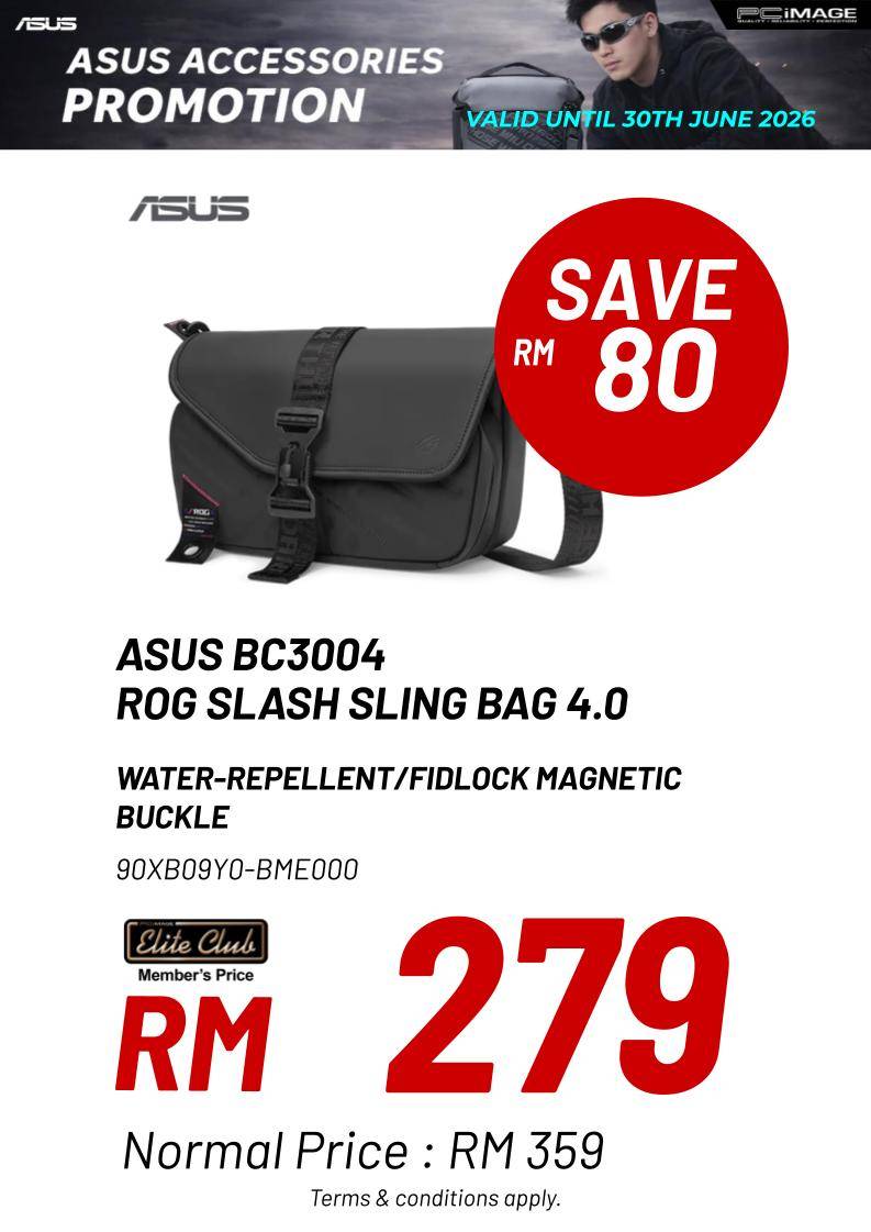 ASUS BC3004 ROG Slash Sling Bag 4.0 | PC Image