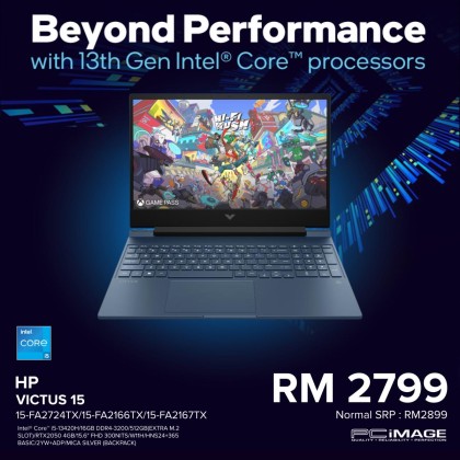 HP VICTUS 15-FA2724TX/15-FA2166TX/15-FA2167TX GAMING LAPTOP (i5-13420H/16GB DDR4-3200/512GB(EXTRA M.2 SLOT)/RTX2050 4GB/15.6" FHD 300NITS/W11H/HNS24+365 BASIC/2YW+ADP) + FREE RM80 e-Wallet HP VICTUS 15-FA2724TX/15-FA2166TX/15-FA2167TX GAMING LAPTOP (i5-13420H/16GB DDR4-3200/512GB(EXTRA M.2 SLOT)/RTX2050 4GB/15.6" FHD 300NITS/W11H/HNS24+365 BASIC/2YW+ADP) + FREE RM80 e-Wallet