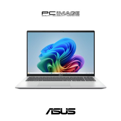 ASUS VIVOBOOK 16 (A1607C-AMB222WS/AMB223WS) U5-225H, 16GB DDR5, 512GB SSD, Intel, 16" WUXGA 60HZ, Win11, OfficeHNS24+365 BASIC, 2 Years Warranty - Cool Silver ASUS VIVOBOOK 16 (A1607C-AMB222WS/AMB223WS) U5-225H, 16GB DDR5, 512GB SSD, Intel, 16" WUXGA 60HZ, Win11, OfficeHNS24+365 BASIC, 2 Years Warranty - Cool Silver