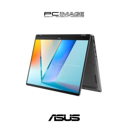 ASUS VIVOBOOK 14 FLIP OLED (TP3407S-AQL028WS) U7-258V, 32GB LPDDR5X, 1TB SSD, Intel ARC, 14" WUXGA OLED 60HZ, Win11H, OfficeHNS24+365 Basic, 2 Years Warranty Matte Grey