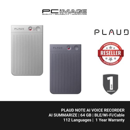 PLAUD NOTE AI VOICE RECORDER|AI SUMMARIZE|112 LANGUAGES| 64GB |1 Y WTY