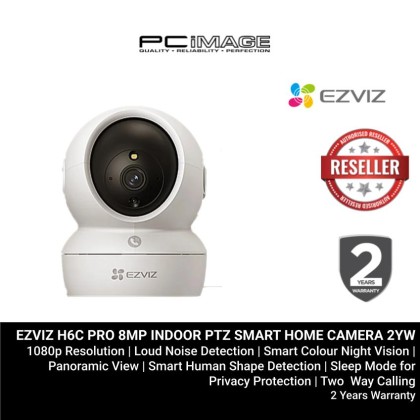 EZVIZ H6C PRO 8MP INDOOR PTZ SMART HOME CAMERA 2YW EZVIZ H6C PRO 8MP INDOOR PTZ SMART HOME CAMERA 2YW