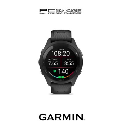GARMIN FORERUNNER 265 MUSIC GPS RUNNING SMARTWATCH (BLACK)