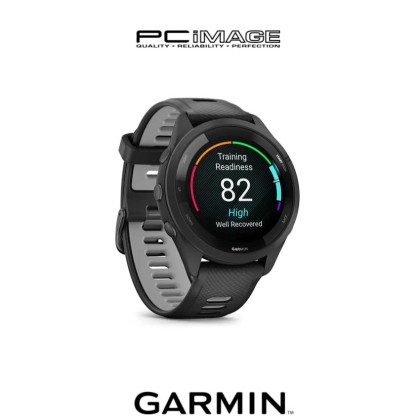 GARMIN FORERUNNER 265 MUSIC GPS RUNNING SMARTWATCH (BLACK)
