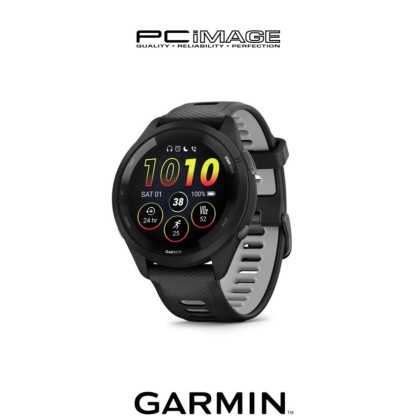 GARMIN FORERUNNER 265 MUSIC GPS RUNNING SMARTWATCH (BLACK)