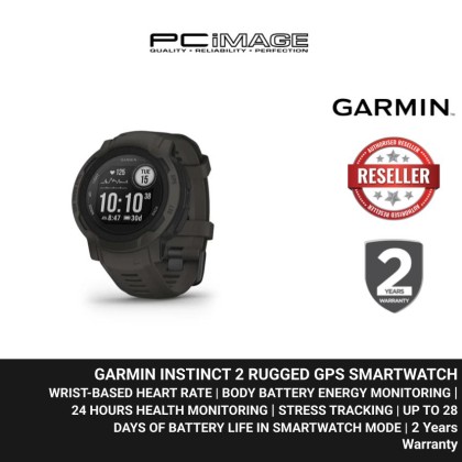 GARMIN INSTINCT 2 RUGGED GPS SMARTWATCH