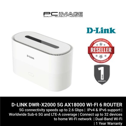 D-LINK DWR-X2000 5G AX18000 WI-FI 6 ROUTER 