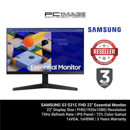 SAMSUNG S3 S31C FHD 22" Essential Monitor