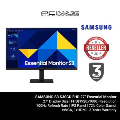 SAMSUNG S3 S30GD FHD 27" Essential Monitor
