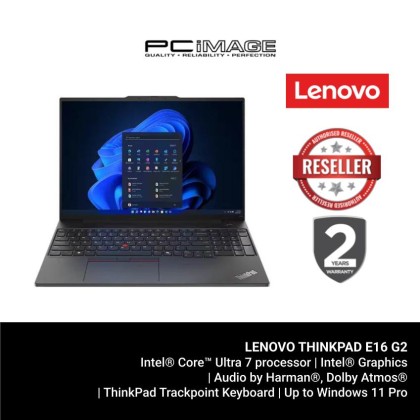 LENOVO THINKPAD E16 G2 21MACTO1WW-CU5 INTEL CORE ULTRA 5 125U/16GB DDR5(1*EXTRA SLOT)/512GB SSD M.2(1*EXTRA M.2 2280 SLOT)/INTEL INTEGRATED/16" WUXGA IPS/BACKLIT/WIN11 PRO/3YW (BACKPACK) LENOVO THINKPAD E16 G2 21MACTO1WW-CU5 INTEL CORE ULTRA 5 125U/16GB DDR5(1*EXTRA SLOT)/512GB SSD M.2(1*EXTRA M.2 2280 SLOT)/INTEL INTEGRATED/16" WUXGA IPS/BACKLIT/WIN11 PRO/3YW (BACKPACK)