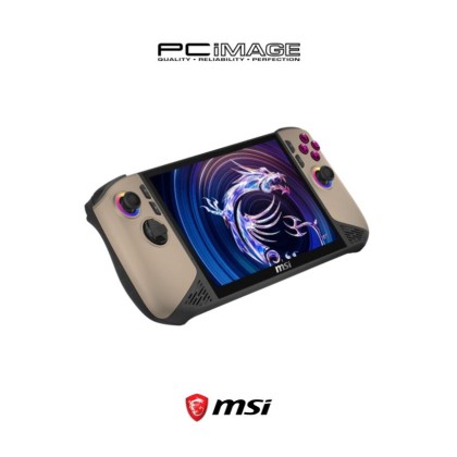 MSI CLAW 8 AI+ A2VM SUPER PACK-053MY Copilot+ PC Handhelds Sandstorm (U7-258V, 32GB LPDDR5, 1TB SSD, Intel Arc, 8" FHD 120HZ, Win11H, 1YW) + BUNDLE