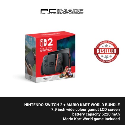 NINTENDO Switch 2 Console + Mario Kart World Bundle NINTENDO Switch 2 Console + Mario Kart World Bundle