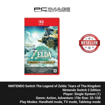 NINTENDO Switch The Legend of Zelda: Tears of The Kingdom Nintendo Switch 2 Edition NINTENDO Switch The Legend of Zelda: Tears of The Kingdom Nintendo Switch 2 Edition